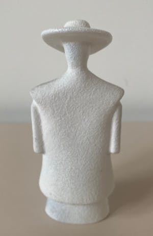Kjell Engman - Glazen figuur "Catwalk Poncho White" - Kosta Boda kopen? Bied vanaf 58!
