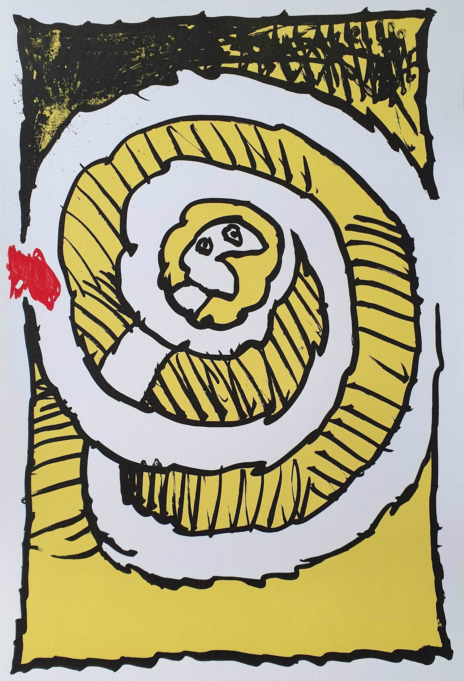 Pierre Alechinsky - Festival (jaune) kopen? Bied vanaf 75!