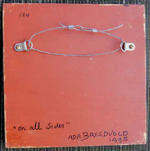 Ada Breedveld - Acryl op paneel: On all sides - 1995 kopen? Bied vanaf 150!