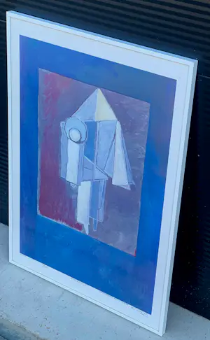 Eric Claus - Ingelijste cristal druk: Pierrot(Commedia dell 'arte ) 1999 kopen? Bied vanaf 100!