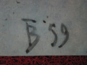 Jan Battermann - Grote Abstracte Gouache van Amsterdamse graficus, kunstschilder, illustrator kopen? Bied vanaf 10!