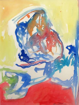 Finn Pedersen - 2 Aquarel werken - Handgesigneerd kopen? Bied vanaf 295!