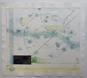 Eduard Flor - ets/aquatint met reliëfdruk - 'Hemel 's nachts' - 1970 (Prent 190 Serie 5B) kopen? Bied vanaf 70!