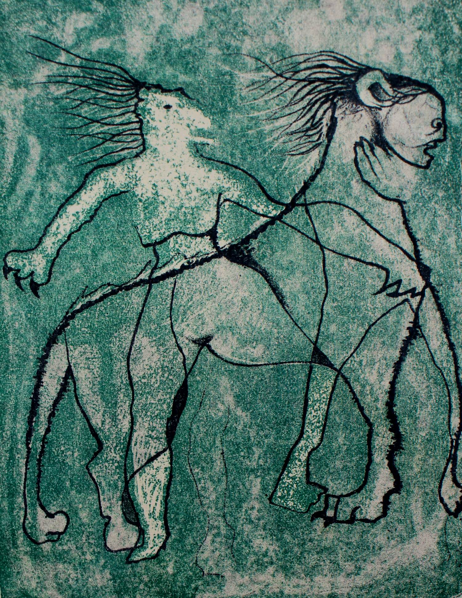 Buy Harry van Kruiningen - Kleuren litho: Metamorphosen - 1952? Bid from 55!