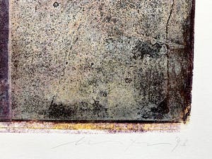 Thea Figee - monotype op papier - zonder titel - 1993 (UNIEK WERK) kopen? Bied vanaf 80!