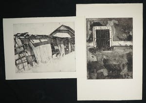 Bram van Velde - Bob Kemper + 6 onbekend, Lot van acht stuks grafiek kopen? Bied vanaf 50!