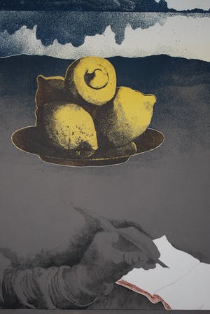 Manuel Menan - Zurbaran 2- grote ets in 13 kleuren kopen? Bied vanaf 40!