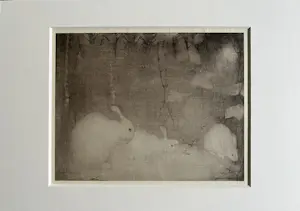 Jan Mankes - Originele Heliogravure Konijntjes in Herfstbos 1923 kopen? Bied vanaf 135!