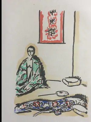 Buy Kees van Dongen - Pochoir - 2 geisha - "La garconne" - 1925? Bid from 250!