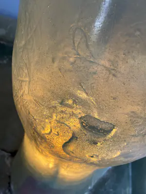 Jurriaan van Hall - Zeer groot beeld van kunststof met lichtbronnen, Bruddha kopen? Bied vanaf 2000!