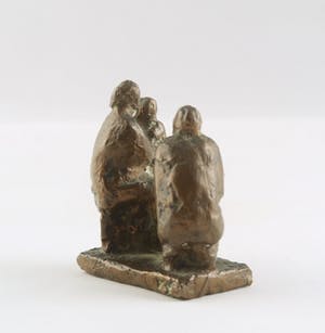 Han Wezelaar - Brons, Zittend gezin kopen? Bied vanaf 70!