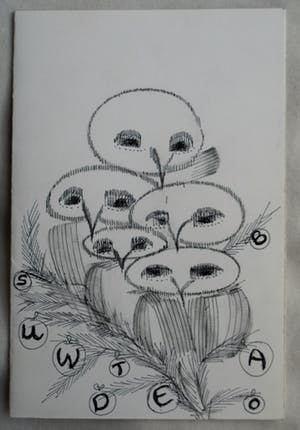 Chrysiis - Inkttekening , Ontwerp voor Kerstkaart 1978 + Boekje kopen? Bied vanaf 1!