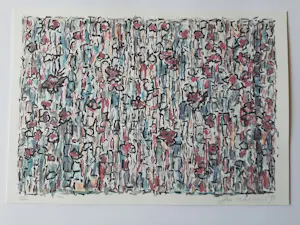 Jan Wolkers - Zeefdruk Winterbeeld XIII + gedicht + foto van Jan Wolkers kopen? Bied vanaf 160!