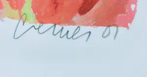 Jan Cremer - Zeefdruk, Landschap X/X - Ingelijst kopen? Bied vanaf 400!