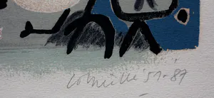 Corneille - zeefdruk: April in Paris - 1987 kopen? Bied vanaf 150!