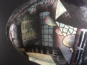 Niet of onleesbaar gesigneerd - BIJZONDER GLAZEN SCULPTUUR (45cm) kopen? Bied vanaf 1!