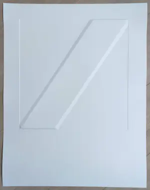 Harry van Kuyk - Geometrische compositie, reliëfdruk kopen? Bied vanaf 195!