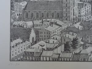 Stefan Bleekrode - Lithografie "Krakau" kopen? Bied vanaf 225!