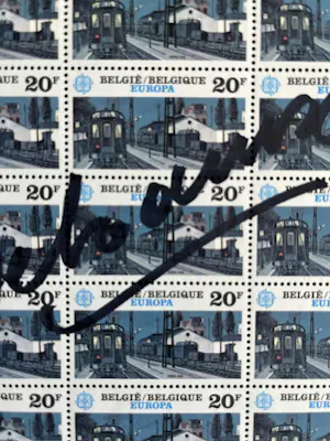 Paul Delvaux - Train du soir - 1983 - Gesigneerd kopen? Bied vanaf 299!