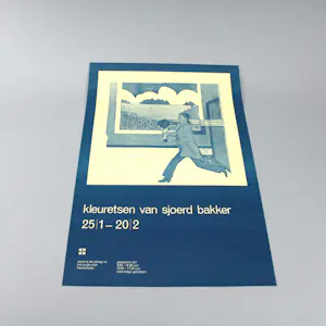 Sjoerd Bakker - collectie van vijf tentoonstellingsaffiches kopen? Bied vanaf 50!