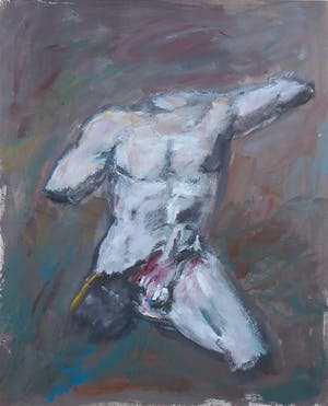 Elizabeth de Vaal - Olieverf op papier, Torso - Ingelijst kopen? Bied vanaf 50!