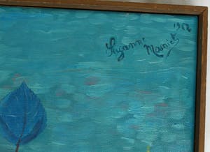 Suzanne Maniet - Naïeve kunst , Olieverf op doek , Un Rêve (“Een droom”) – ingelijst – 1962 kopen? Bied vanaf 100!