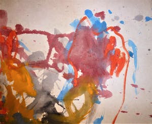 Anton Heyboer - De oervogel .Mooie kleurige krachtige schildering . kopen? Bied vanaf 250!