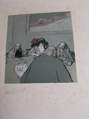 Kurt Lob - Litho, Aan tafel kopen? Bied vanaf 20!