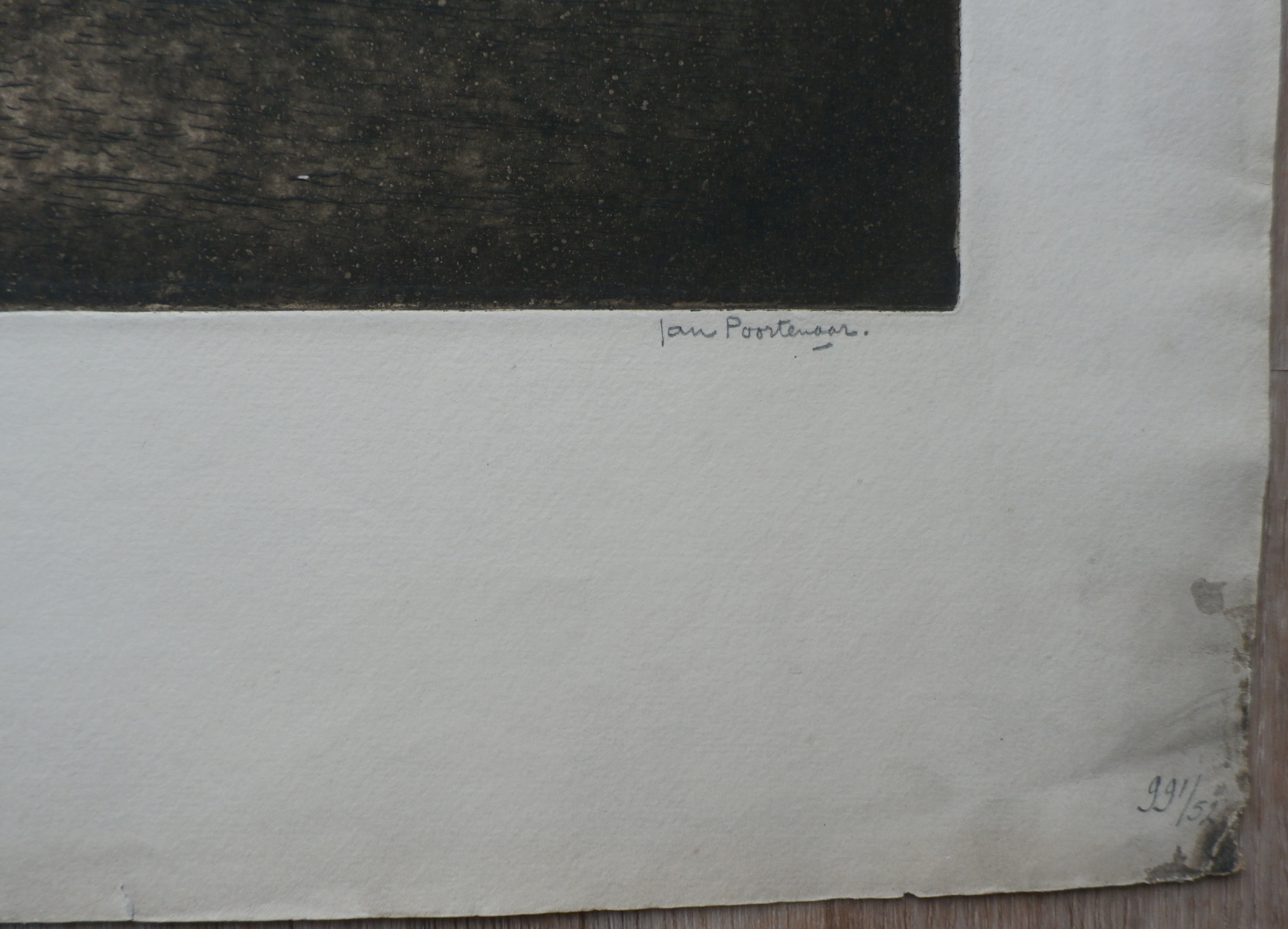 Jan Poortenaar - Ets: Avond aan de Theems, Londen kopen? Bied vanaf 40!