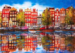 Elena Polyakova - Houzen op een gracht verkocht voor € 75!