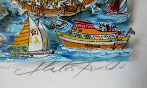 Charles Fazzino - 3D That Santa Barbara Weekend... kopen? Bied vanaf 650!