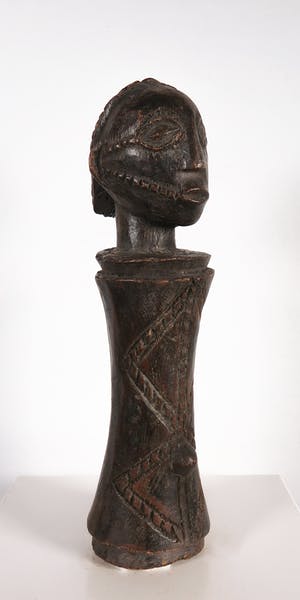 Tabwa - Houten Mpundu pop met navel en scarificaties kopen? Bied vanaf 1!