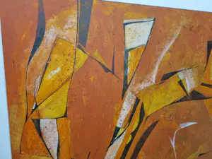 Louis Derijks - Abstracte compositie kopen? Bied vanaf 20!