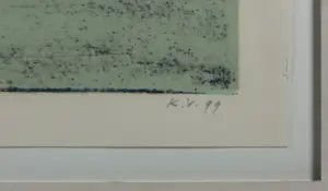 Koen Vermeule - Lithografie, Nachtlandschap - Ingelijst kopen? Bied vanaf 100!