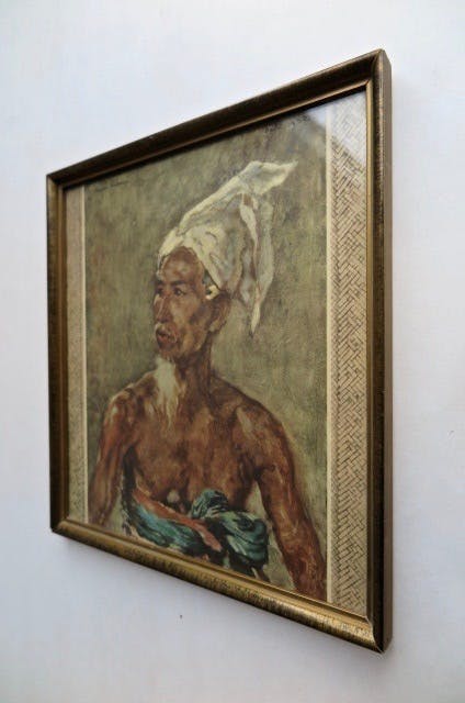 Niet of onleesbaar gesigneerd - Portret Javaanse man - Handgesigneerd met Pagan Badoeng - 1938 kopen? Bied vanaf 1!