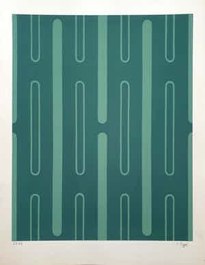 Ton Pape - Abstracte compositie (2036) verkocht voor € 35!