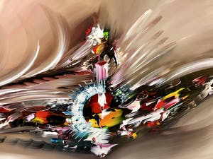 Gena - Abstract Time kopen? Bied vanaf 300!