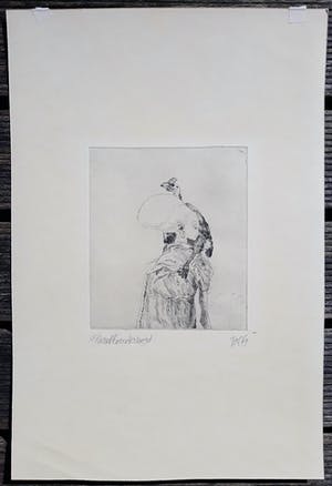 Peter Vos - Parelhoendervoogd, droge naald ets kopen? Bied vanaf 195!