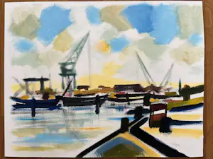 Eddy Sikma - HAVENGEZICHT kopen? Bied vanaf 90!