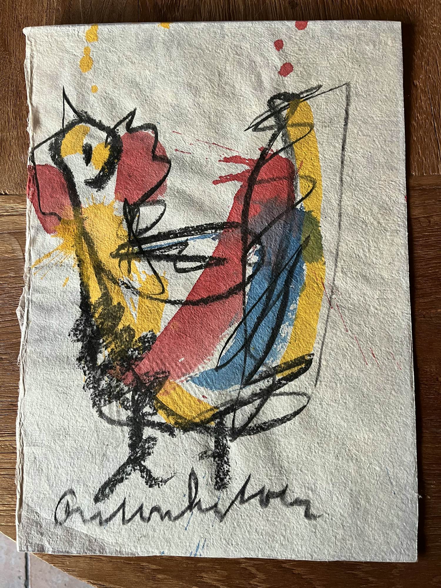 Anton Heyboer - Kip in aansprekende kleuren kopen? Bied vanaf 150!