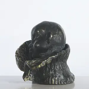 Niet of onleesbaar gesigneerd - Brons, Kinderhoofdje kopen? Bied vanaf 1!