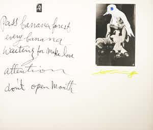 Walasse Ting - Handbewerkte litho, Pass banana forest verkocht voor € 220!