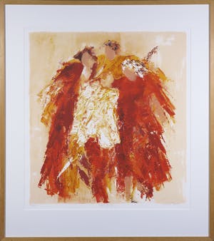 Wil Willemsen - Zeefdruk, The Family - Ingelijst kopen? Bied vanaf 50!