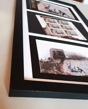 Banksy - FCK PTN! Banksy ingelijst - Complete set kopen? Bied vanaf 100!