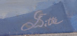 Franscz Witte - Acryl op doek, Landschap Meerssen kopen? Bied vanaf 1!