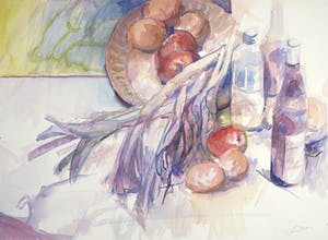 Franscz Witte - Aquarel op papier, Stilleven kopen? Bied vanaf 1!