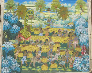Niet of onleesbaar gesigneerd - Balinese figuren kopen? Bied vanaf 1!