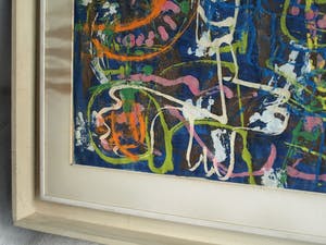 Hans Ittmann - Ingelijst, olieverf op papier , Optie – 47 x 57 cm - ca. 1955-1960 kopen? Bied vanaf 1!