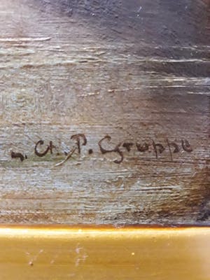 Charles Paul Gruppe - Koeien in landschap. kopen? Bied vanaf 99!