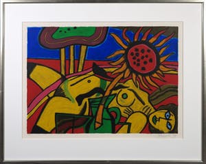 Corneille - Zeefdruk, Coeur de l'ete - Ingelijst (Groot) kopen? Bied vanaf 250!